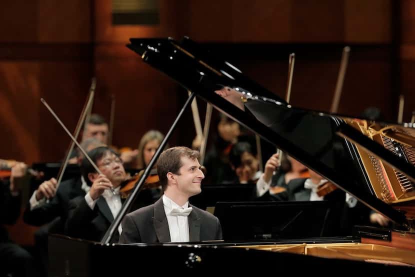 Pianist Kenneth Broberg performed during Saturday's Semifinal Round. (Ralph Lauer/Van...