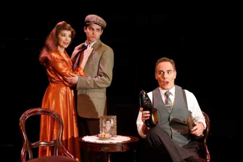 Actors (from left) Lisa-Gabrielle Greene, Zak Reynolds and Paul T. Taylor stage scenes from...