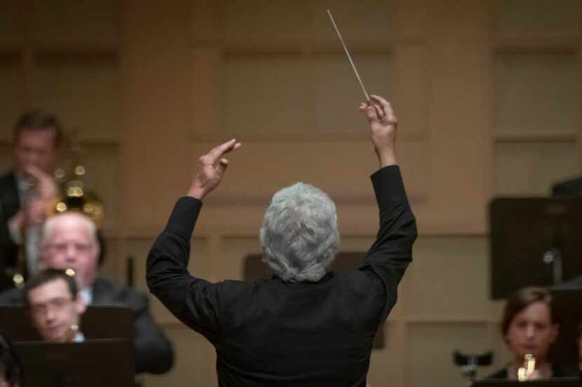 Guest conductor Peter Oundjian leads the Dallas Symphony Orchestra in Glinka's 'Ruslan and...