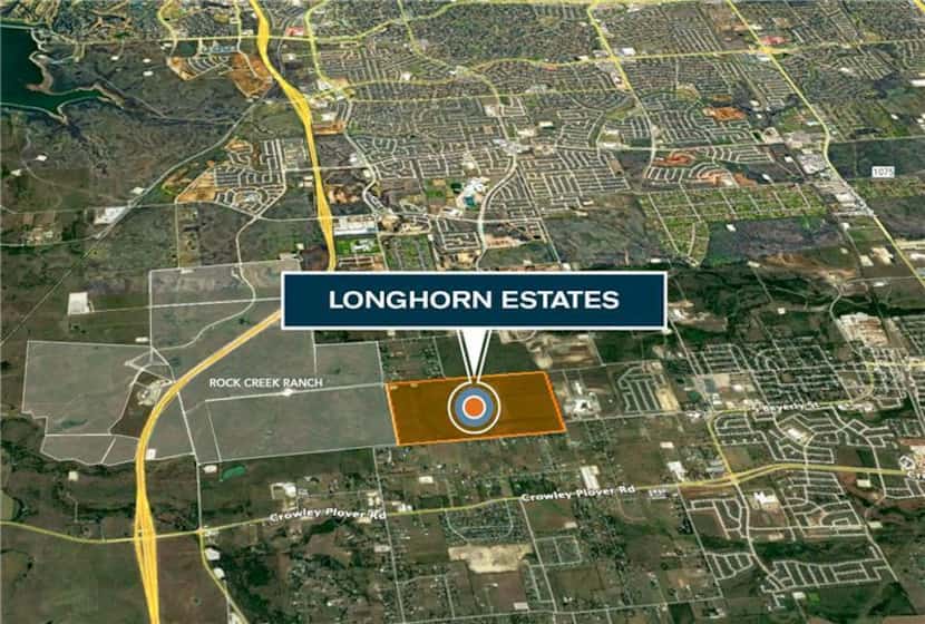 Walton Global sold 151 acres called Longhorn Estates in southwest Fort Worth to D.R. Horton.