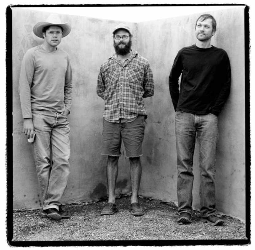 The Baker brothers, from left: Mark, David and William, in Marfa in 2003