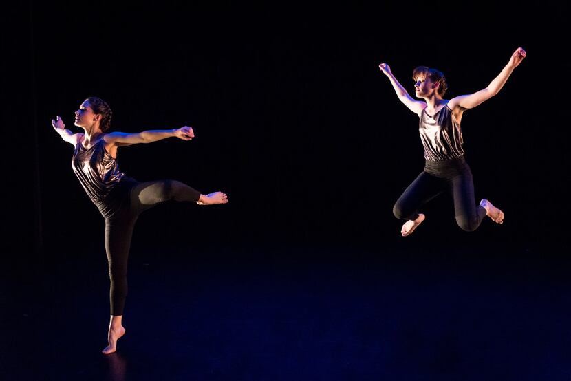 Emily Bernet (left) and Taylor Rodman of Bombshell Dance Project are scheduled to perform as...