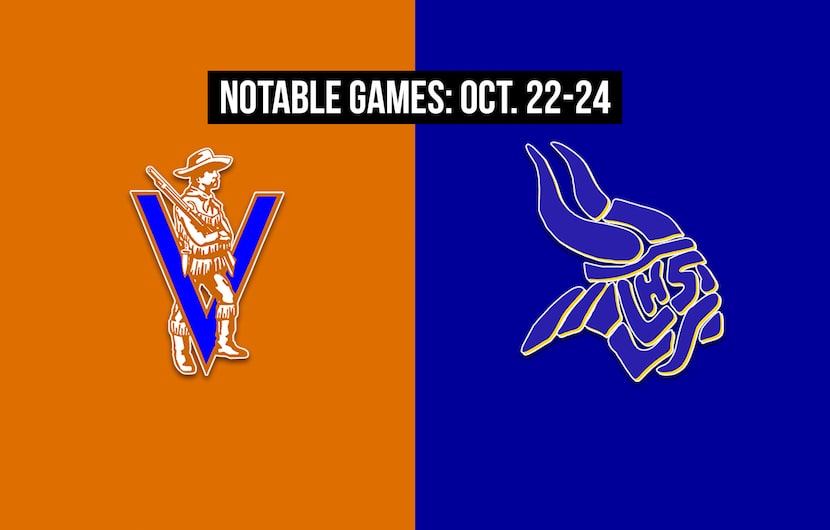 Notable games for the week of Oct. 22-24 of the 2020 season: Arlington Bowie vs. Arlington...