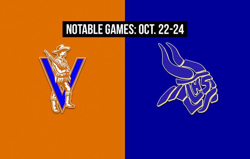 Notable games for the week of Oct. 22-24 of the 2020 season: Arlington Bowie vs. Arlington...