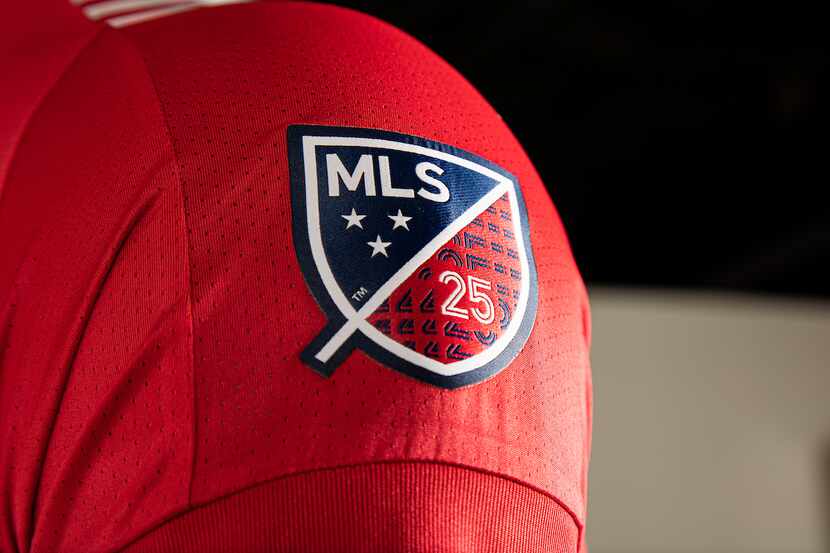 The patch on the new FC Dallas kit.