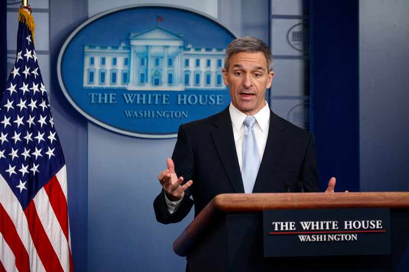 FILE - Acting Director of United States Citizenship and Immigration Services Ken Cuccinelli,...