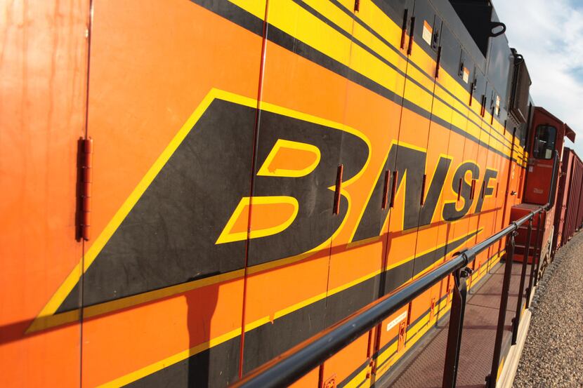 A BNSF train from a side view. BNSF is based in Fort Worth.
Rangeland COLT facility, Epping...
