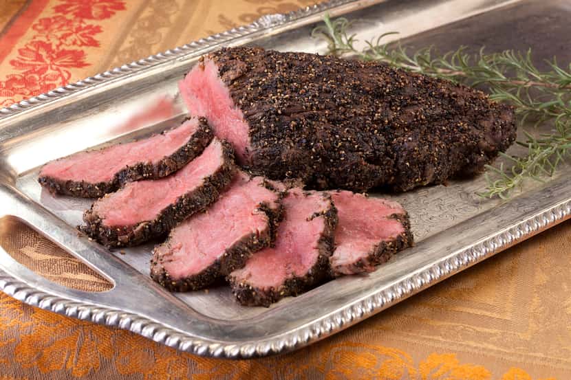 Perini Ranch's mesquite-smoked peppered beef tenderloin is one of Oprah's Favorite Things in...