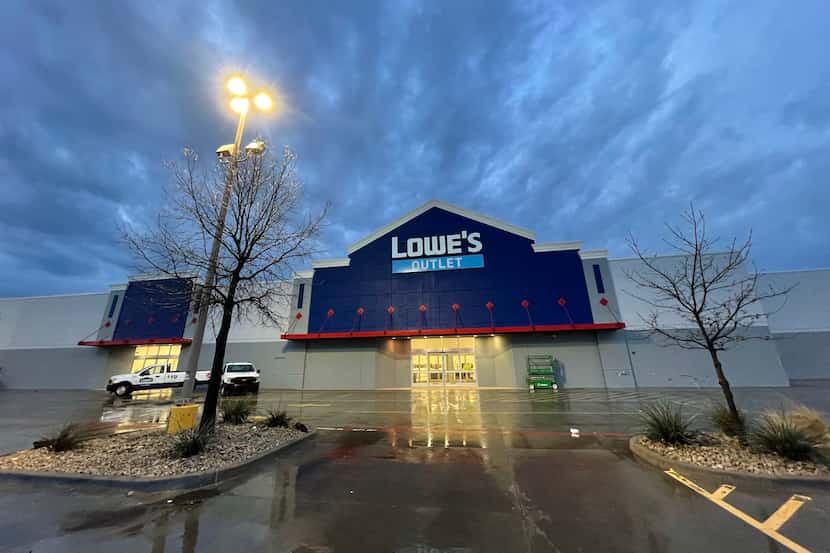 Lowe's Outlet, the first in Texas, is located in a former Lowe's that closed two years ago...
