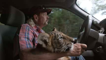 Joe Exotic in a scene from "Tiger King."