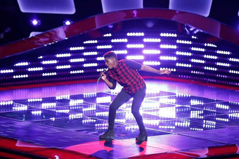 Malik Heard sang "Chains" by Nick Jonas during the blind auditions on "The Voice" on Monday...