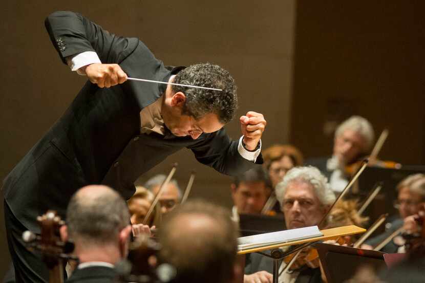 Andrew Grams conducts a selection from Tchaikovsky's Sleeping Beauty at the Meyerson...
