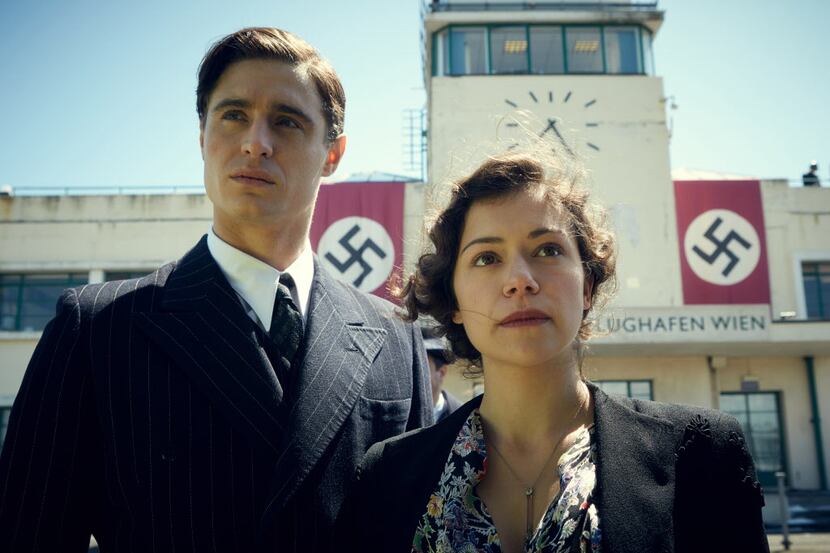 This photo provided by The Weinstein Company shows, Max Irons, left, and Tatiana Maslany, in...