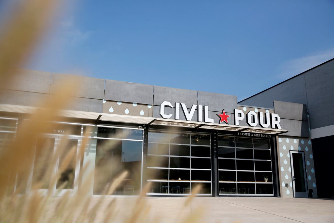 Civil Pour, a coffee and beer bar, in located in The Hill development off Walnut Hill Lane...