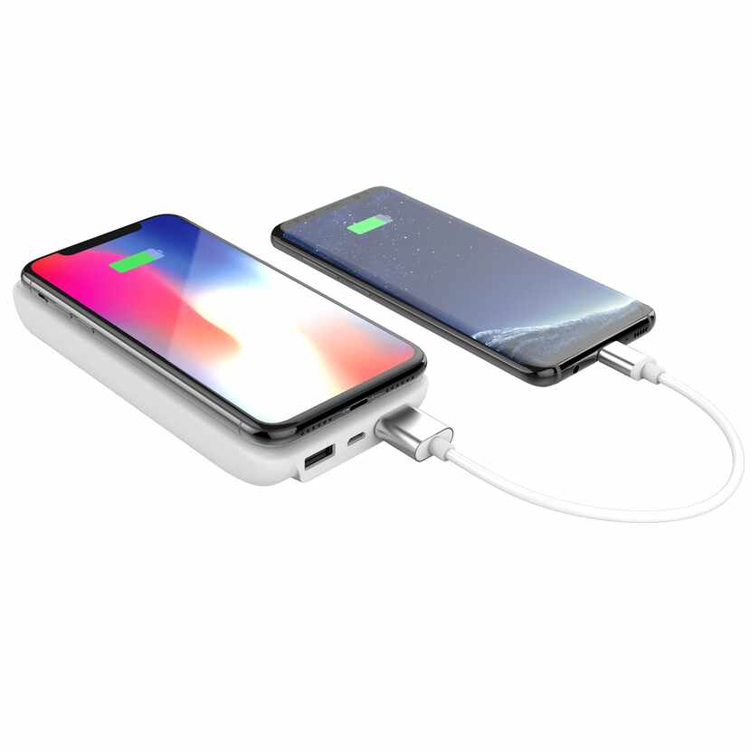 The myCharge UnPlugged 10K can charge three devices at once.