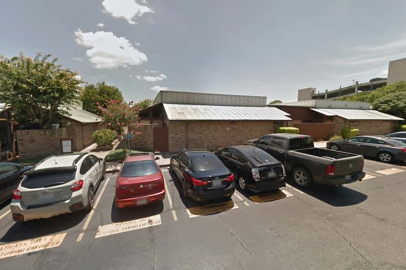 A screengrab from Google Street View of the building in Austin housing neurologist Philip...