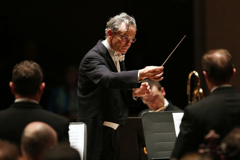 Fabio Luisi led the Dallas Symphony Orchestra in a performance on April 18.