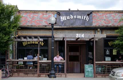 Mudsmith on Greenville Avenue in Dallas is a cozy, dark coffee shop popular among the...