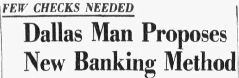 Headline from June 16, 1959, Dallas Morning News article