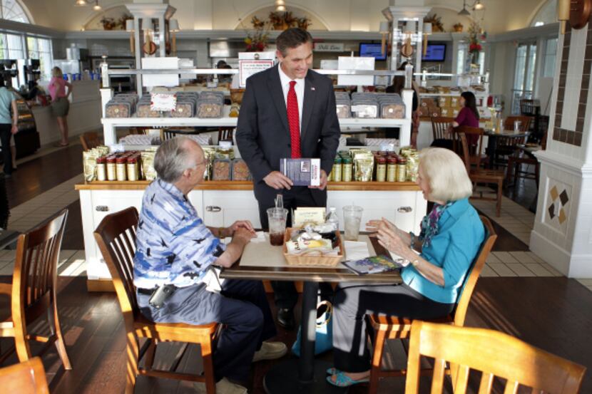 Craig James, candidate for U.S. Senate, talked last week with Josh and Virginia Beckham of...