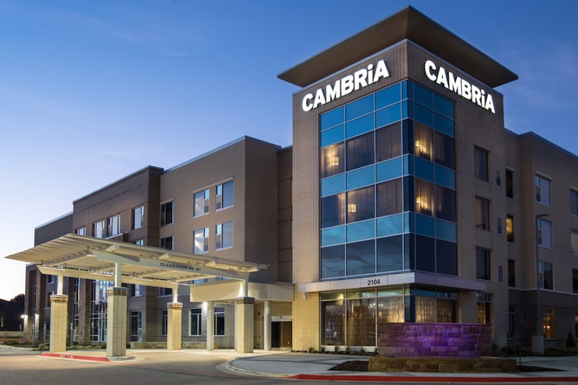 The Cambria Hotel is on State Highway 114 near Southlake Town Square.