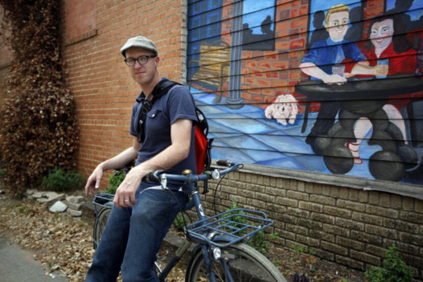Jason Roberts, co-founder of Bike Friendly Oak Cliff, says barely two-tenths of a percent of...