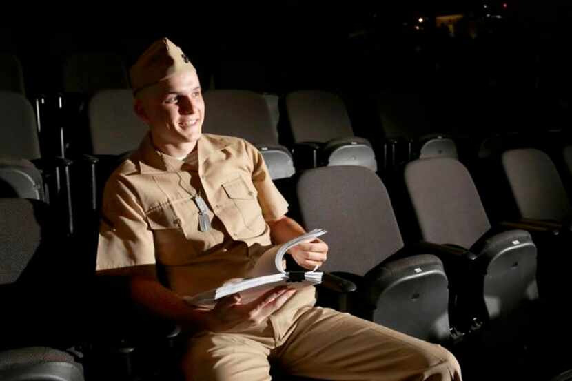 
Zak Reynolds during a rehearsal for "Dogfight" at WaterTower Theatre in Addison, TX July...