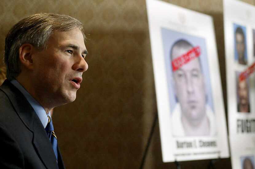 Greg Abbott announces the arrests of nine fugitive sex offenders by the Texas Attorney...