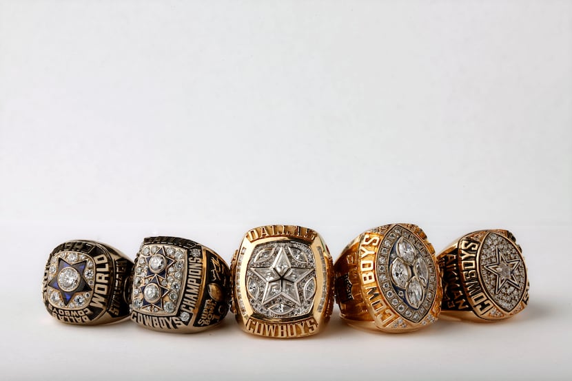 Dallas Cowboys Super Bowl Rings from left: Super Bowl XII  Dallas Cowboys defeated the...