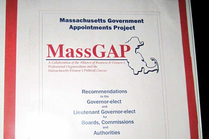 This photo released Wednesday, Oct. 17, 2012 by the Massachusetts Women's Political Caucus...