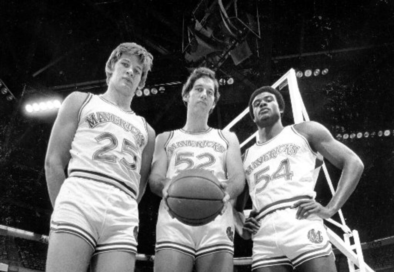 From left: Tom LaGarde, Ralph Drollinger and Jerome Whitehead were among the early Mavericks.