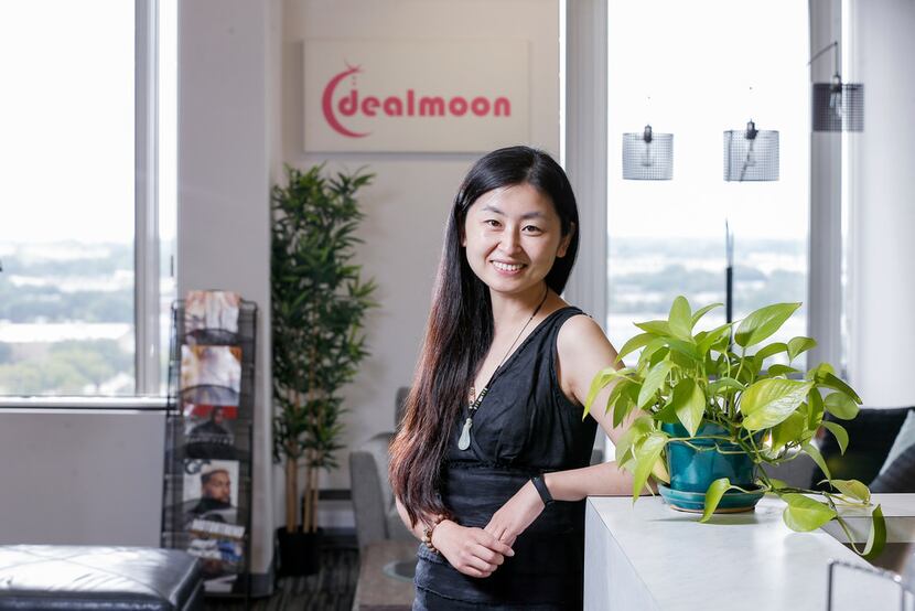 Dealmoon Chief Marketing Officer Jennifer Wang poses for a photo at the companies offices in...