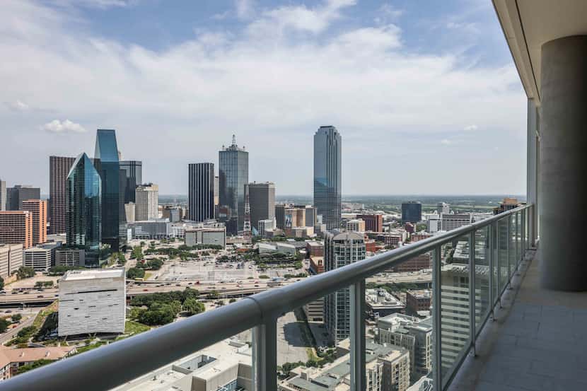 View from upcoming Vic’s Lounge and Skyline Terrace, a 37th level amenity space at The...