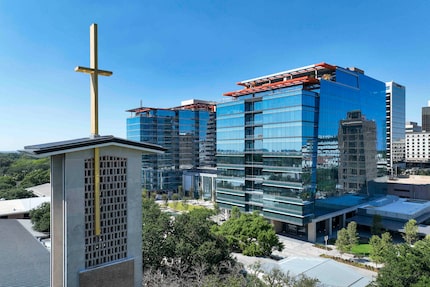 Saint Michael and All Angels, Episcopal Church owns the land Lincoln Property Company built...