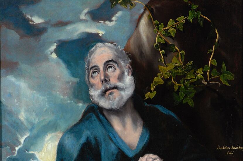 El Greco (Domenikos Theotokopoulos), (Greek, 1541 1614), The Tears of Saint Peter, 1580s....