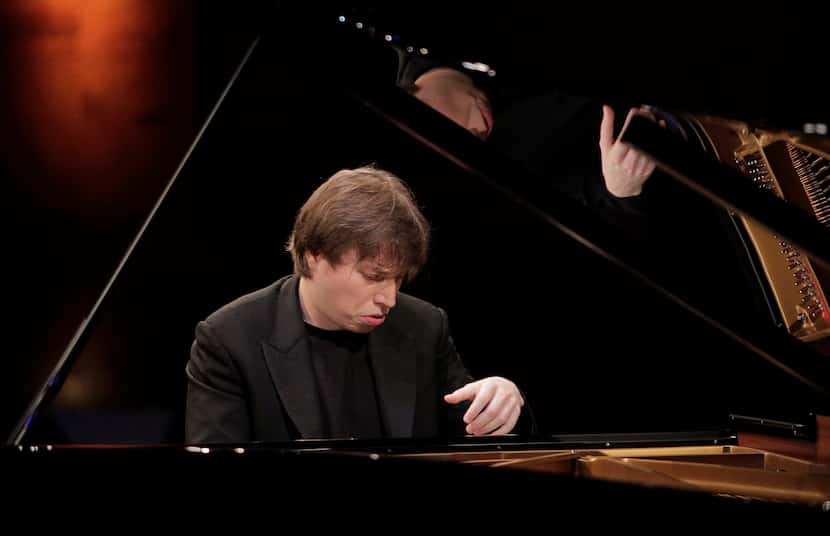 Pianist Ilya Shmukler performs in the semifinal round of the 2022 Van Cliburn International...