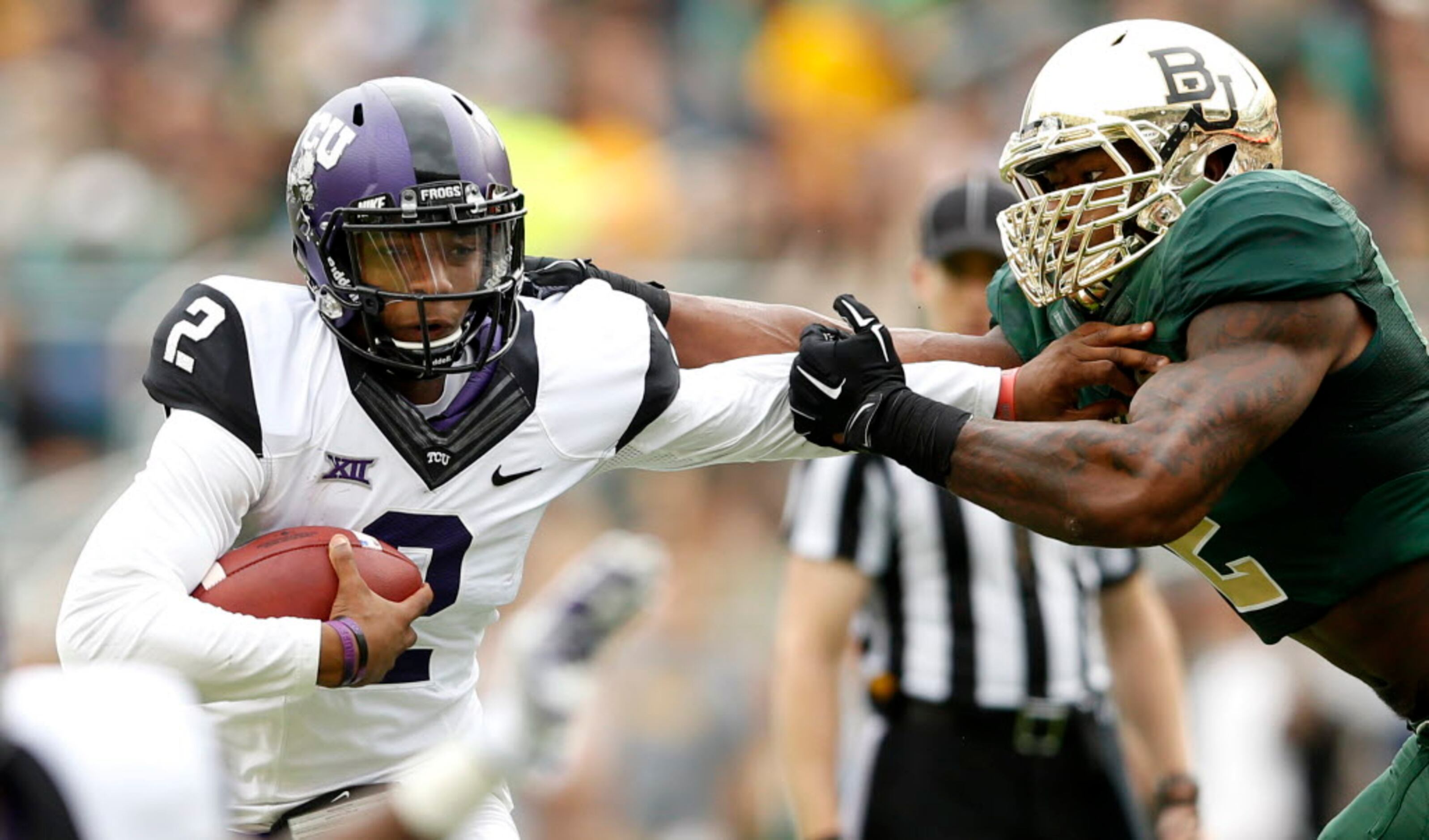 TCU QB Trevone Boykin injures ankle, coach thinks he'll be back for OU 