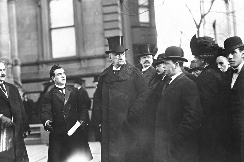 John Pierpont Morgan (center), from The Gilded Age.