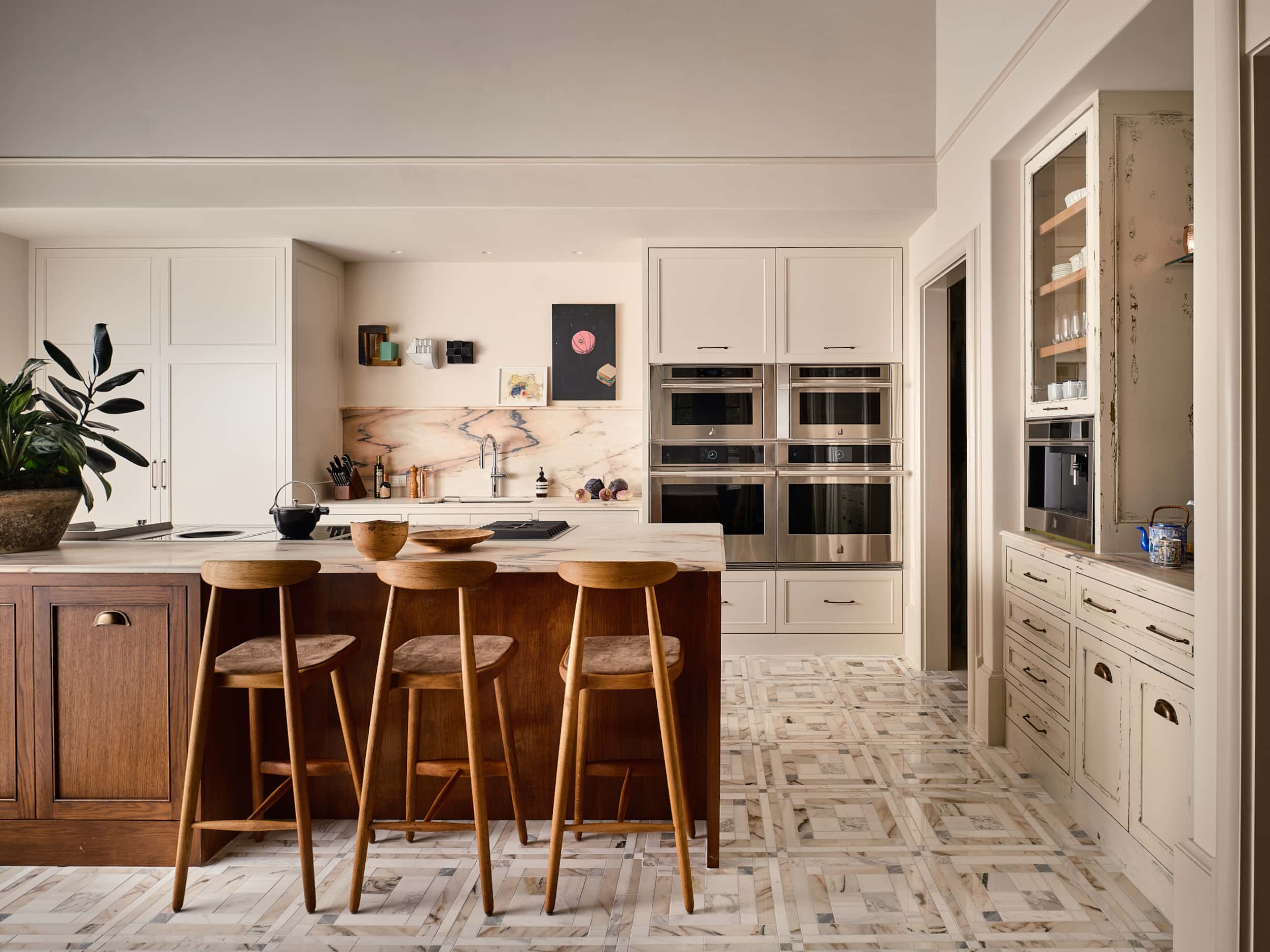 In the show house’s Old European-inspired kitchen designed by Kurt Bielawski of More Design...