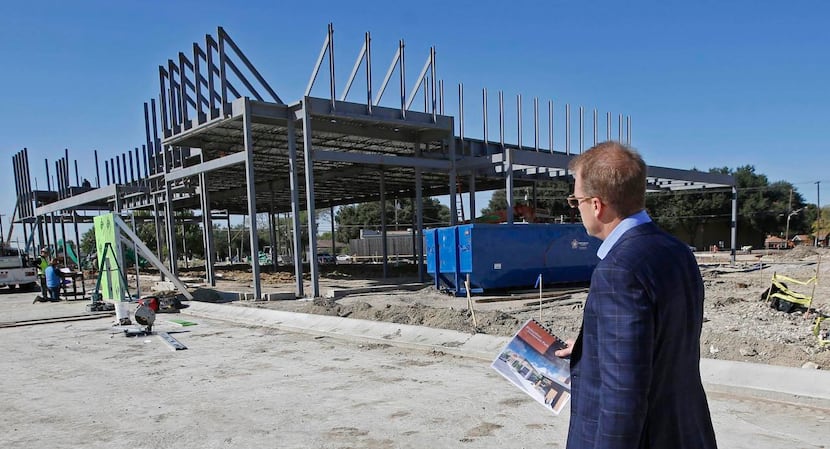 
Kirk Hermansen, in a tour of the Richardson Restaurant Park site, says, “We can control the...