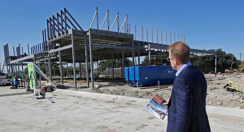
Kirk Hermansen, in a tour of the Richardson Restaurant Park site, says, “We can control the...