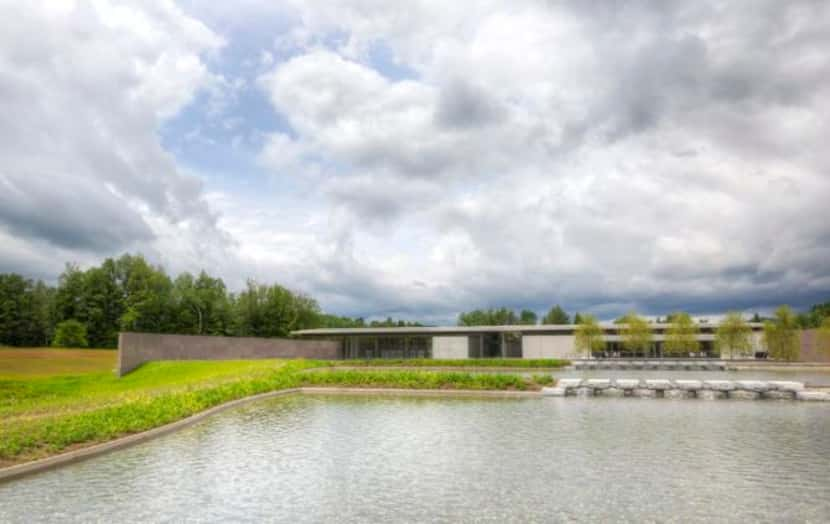 
Reflecting pool at Clark
