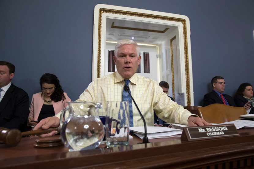 Rep. Pete Sessions, R-Texas, chair of the House Rules Committee, during meeting of the...