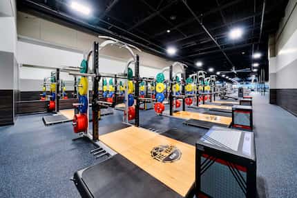 Interior of an Eos Fitness gym.