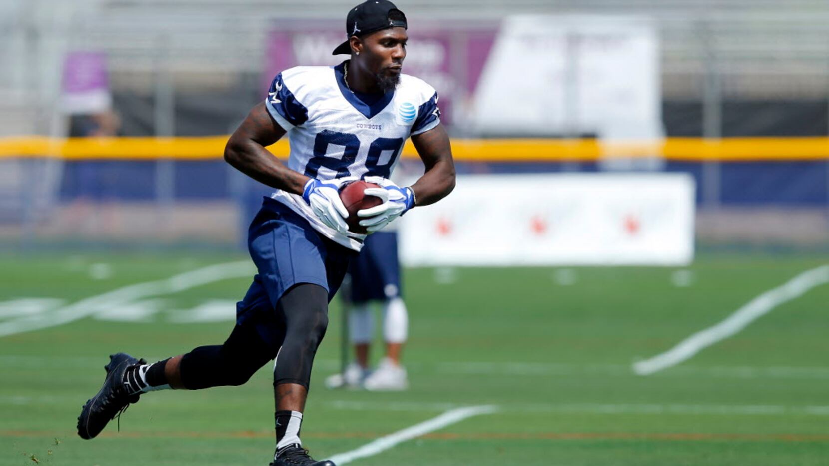Dallas Cowboys wide receiver Dez Bryant (88) makes a catch and runs with the ball during the...