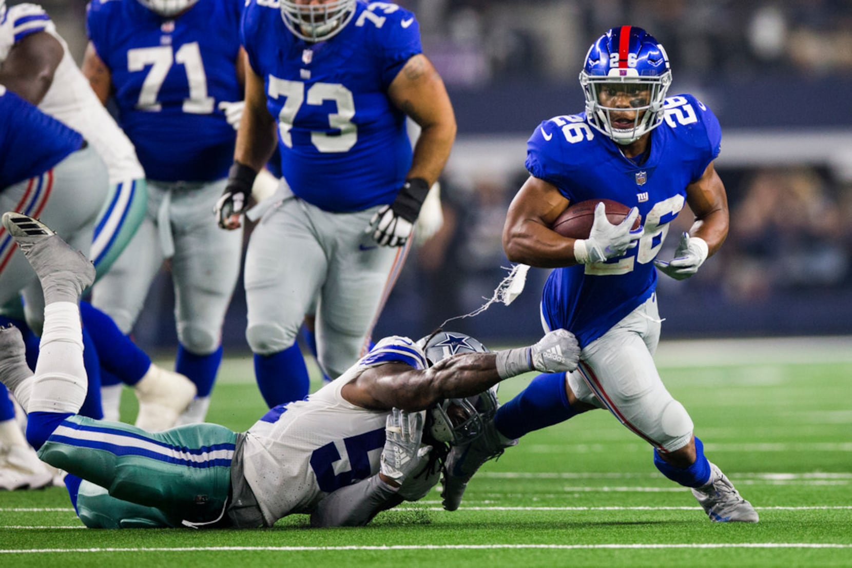 Giants, RB Saquon Barkley agree to terms on one-year deal worth up