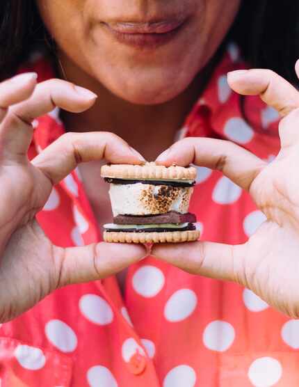 Protip: Take a S'mores cookie, put a s'more inside of it, and WHOA, that's a seriously sweet...