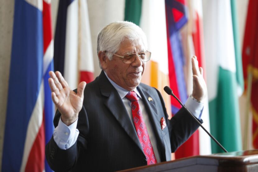 Hall of Fame golfer Lee Trevino was among the dignitaries to unveil plans Friday for a new...