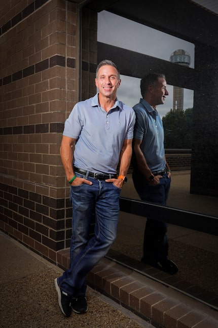 Damon West photographed outside the Frank Crowley Courts Building, where he was convicted in...