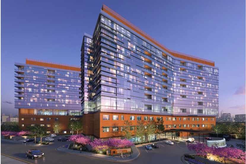 The Ventana seniors high-rise project is at North Central Expressway and Northwest Highway.